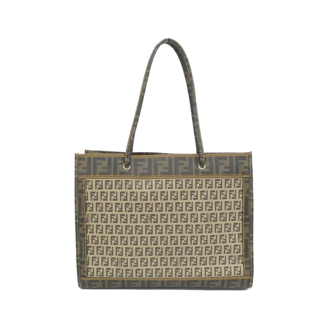 FENDI 8BH183 ZK9 Bag Canvas Black Canvas - Thumbnail 2