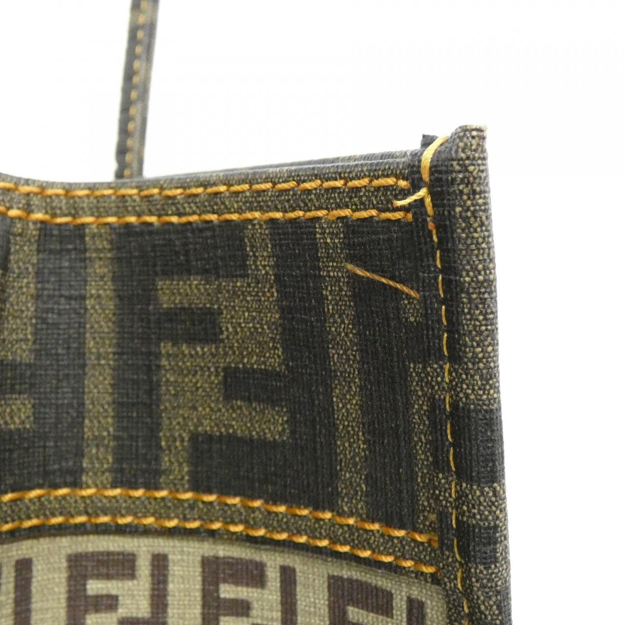 FENDI 8BH183 ZK9 Bag Canvas Black Canvas - Thumbnail 4
