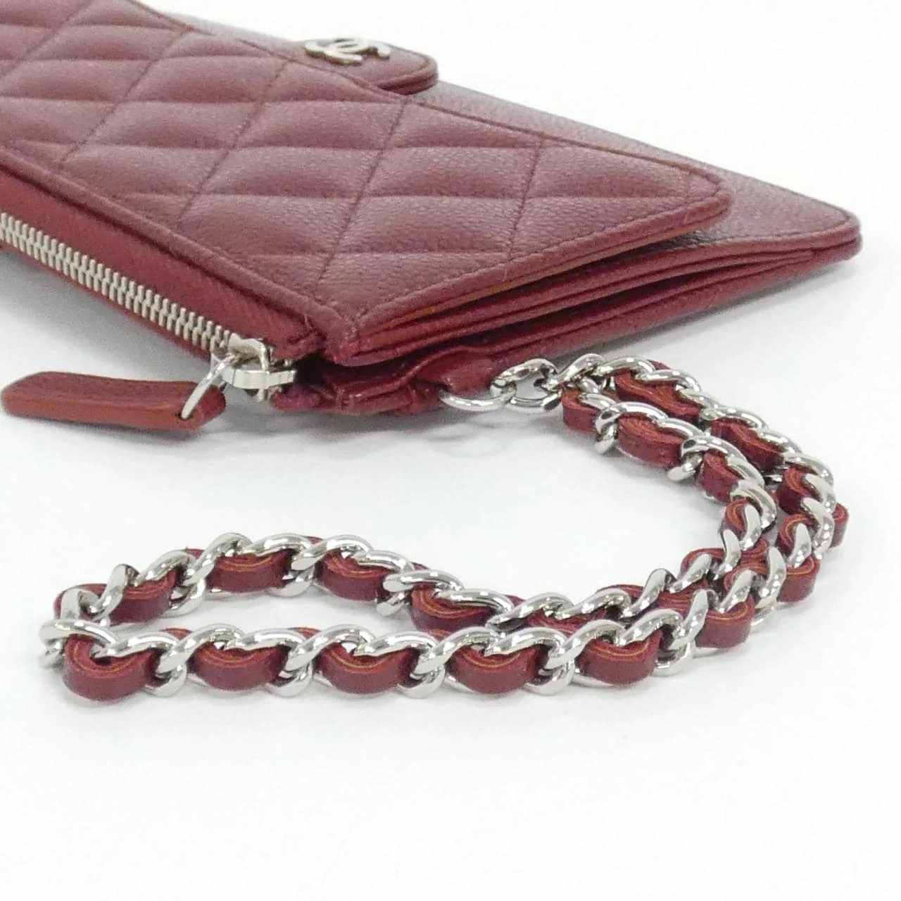 CHANEL Timeless Classic AP0766 Wallet Grained Calfskin Bordeaux Grained Calfskin Rank A - Thumbnail 6