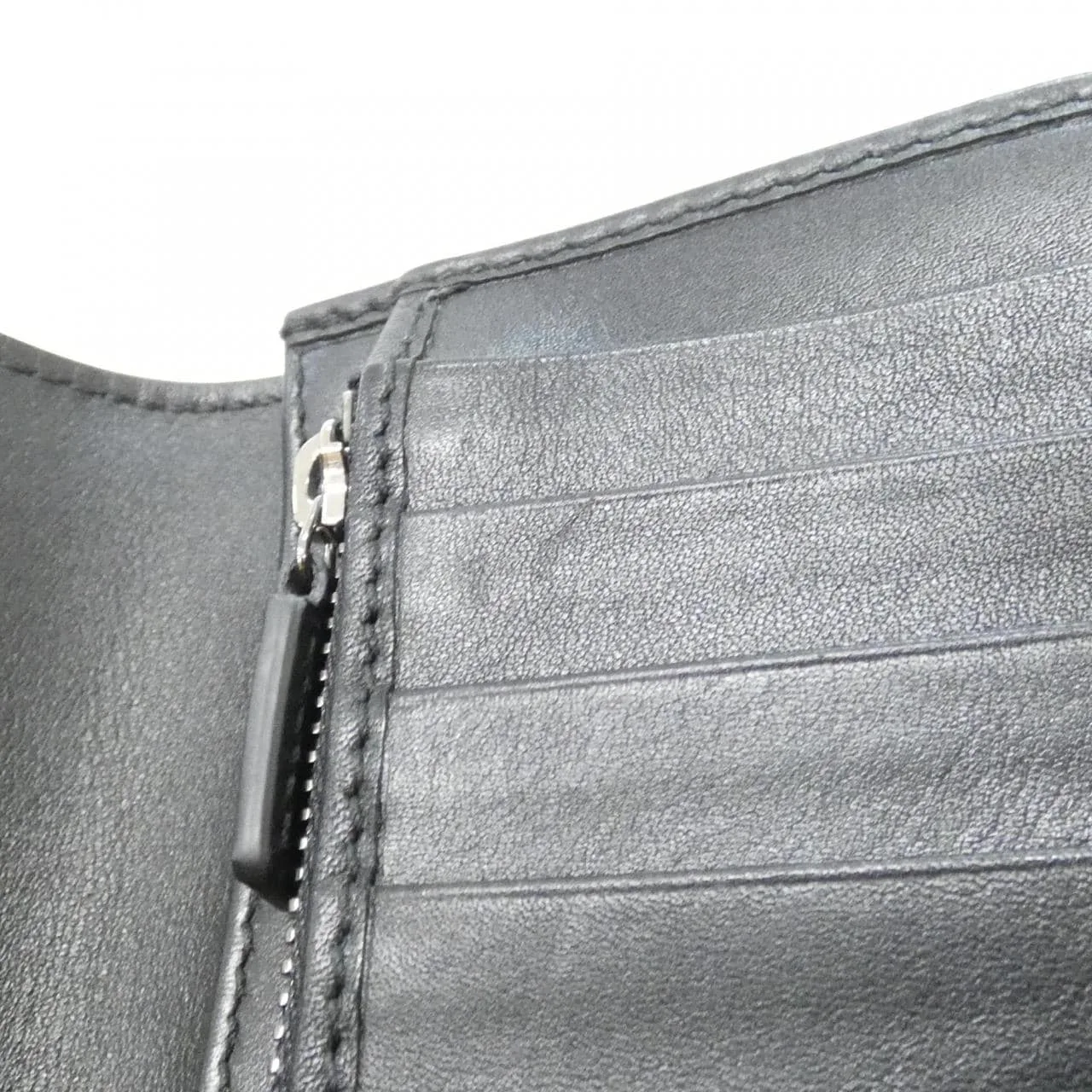 GUCCI 821213 FAD6M Wallet Canvas 黑色 帆布 中古品A - 縮圖 3