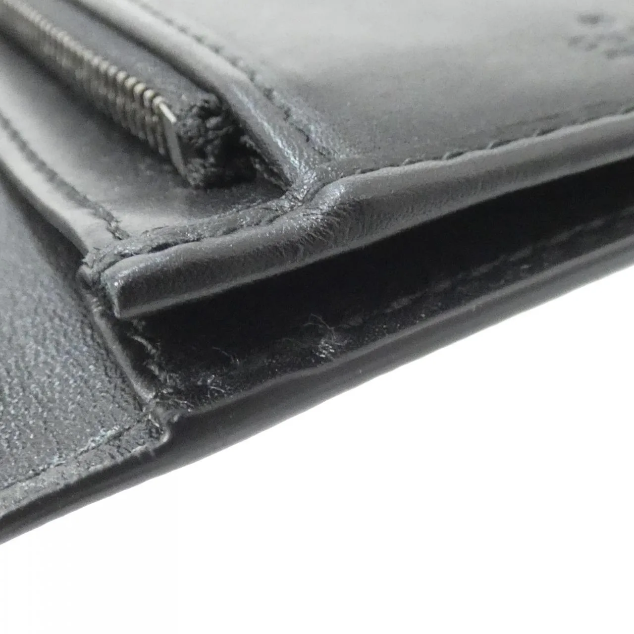 GUCCI 821213 FAD6M Wallet Canvas 黑色 帆布 中古品A - 縮圖 4