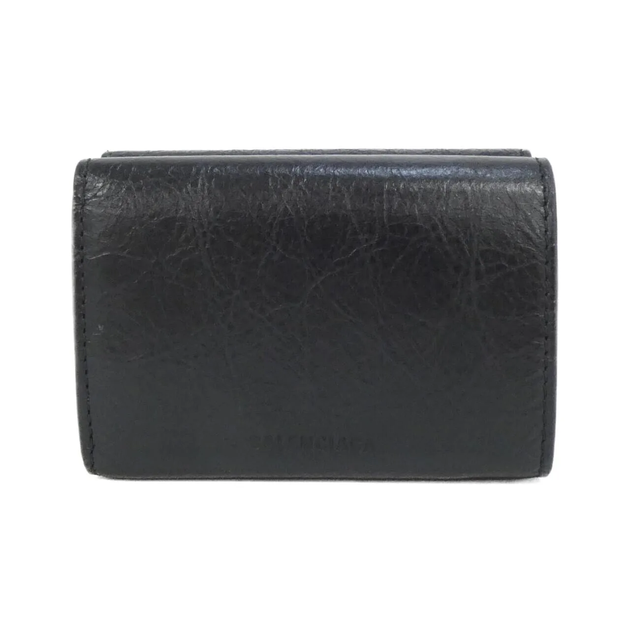 BALENCIAGA Le City 810669 2ABFY Wallet Lambskin Black Lambskin Rank A - Thumbnail 2