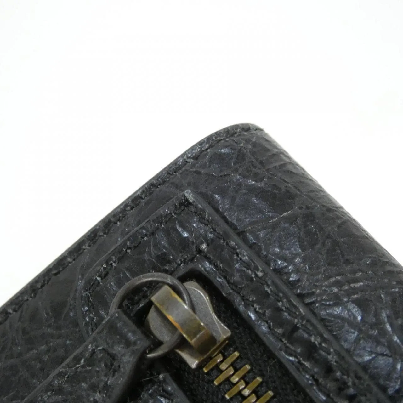 BALENCIAGA Le City 810669 2ABFY Wallet Lambskin Black Lambskin Rank A - Thumbnail 6