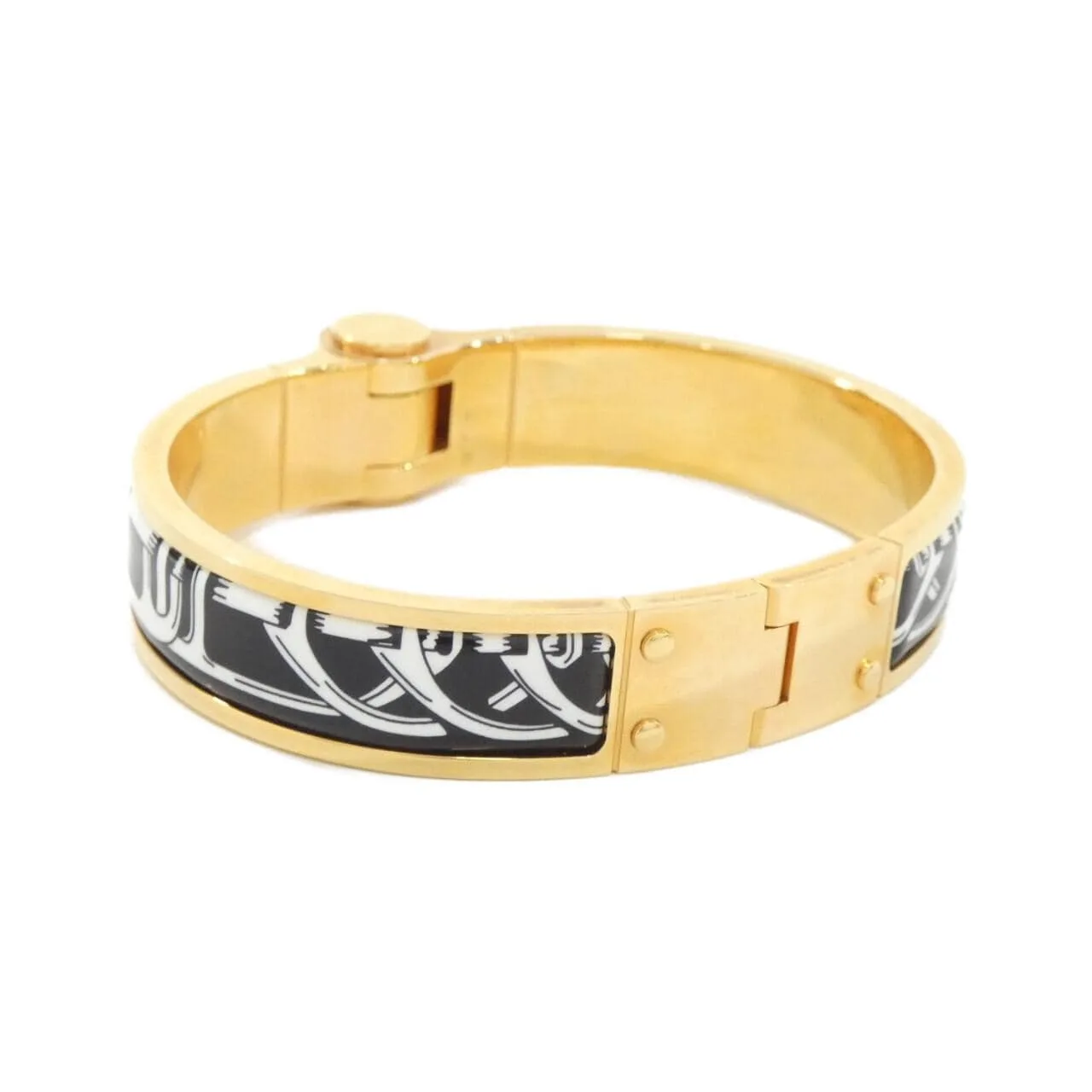 HERMES 512503FO Accessories 黑色 中古品A - 縮圖 2