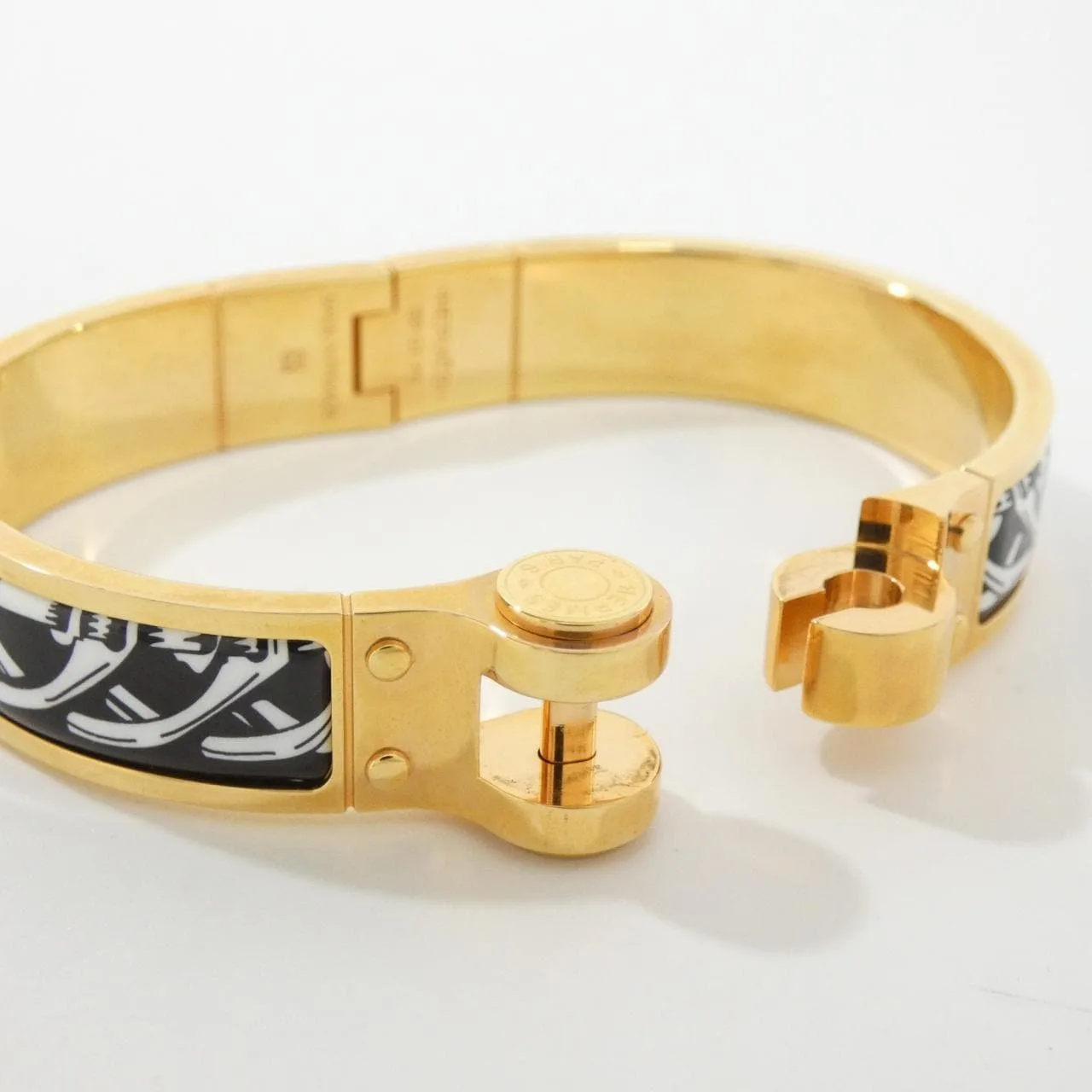 HERMES 512503FO Accessories 黑色 中古品A - 縮圖 3