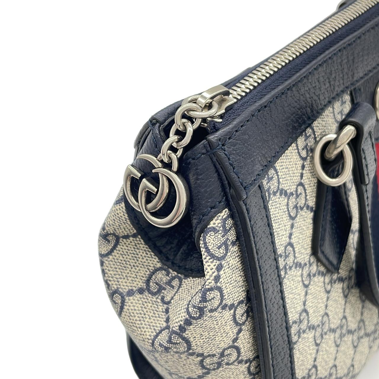 GUCCI Ophidia 547551 K05NN Bag Canvas 黑色 帆布 中古品A - 縮圖 4