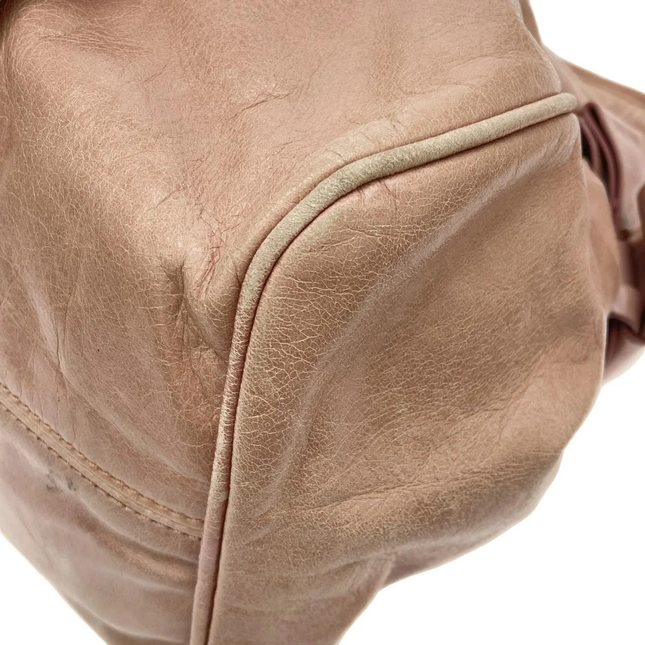 MIU MIU RT0363 Handbag Leather Pink Leather - Thumbnail 3