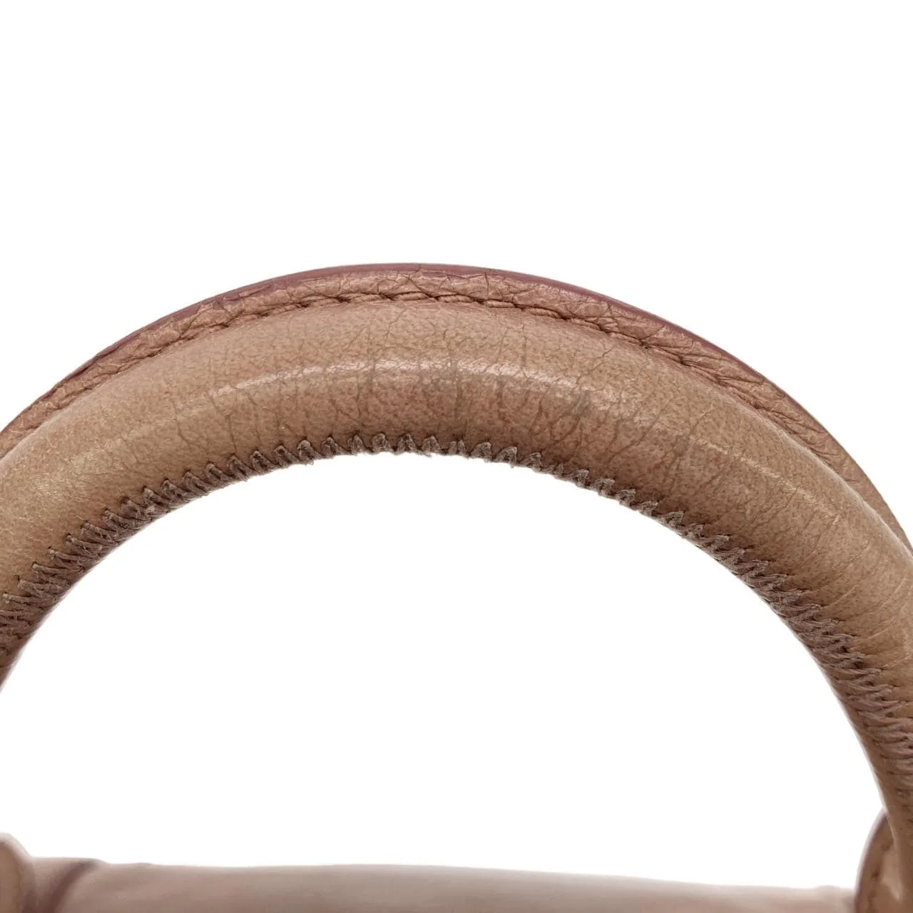 MIU MIU RT0363 Handbag Leather Pink Leather - Thumbnail 8