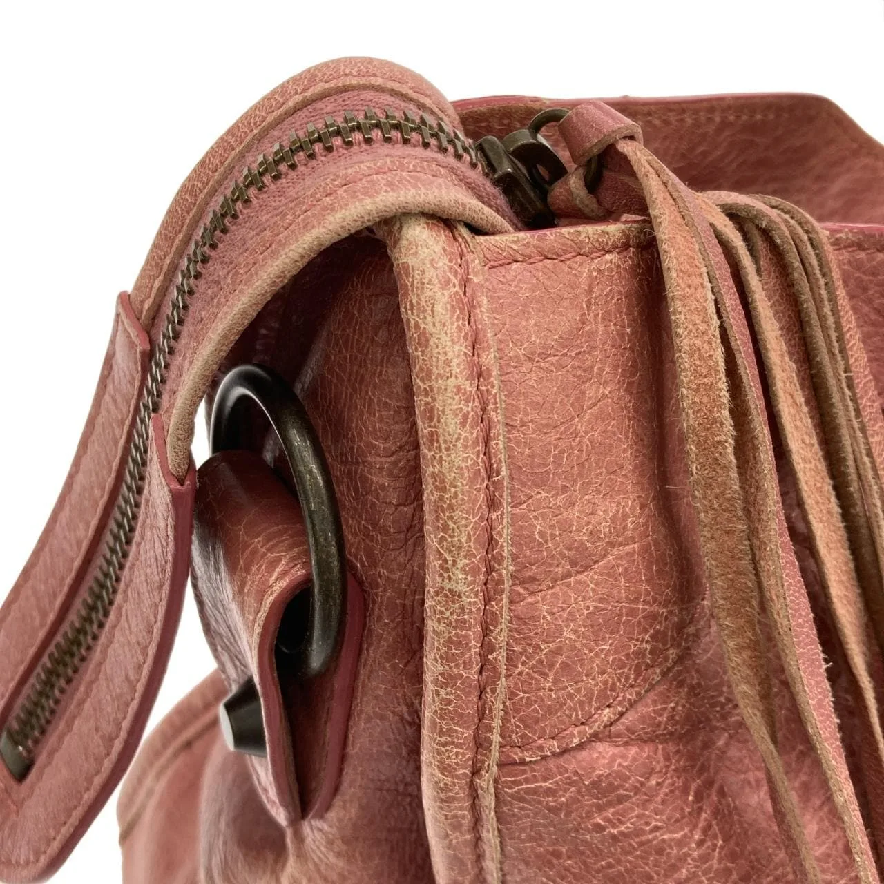 BALENCIAGA Le City 115748 D94JT Handbag Lambskin Black Lambskin - Thumbnail 6