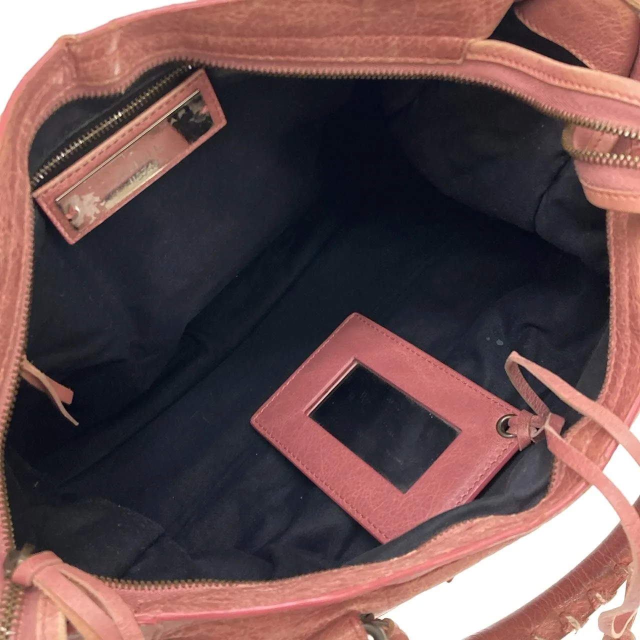 BALENCIAGA Le City 115748 D94JT Handbag Lambskin Black Lambskin - Thumbnail 10