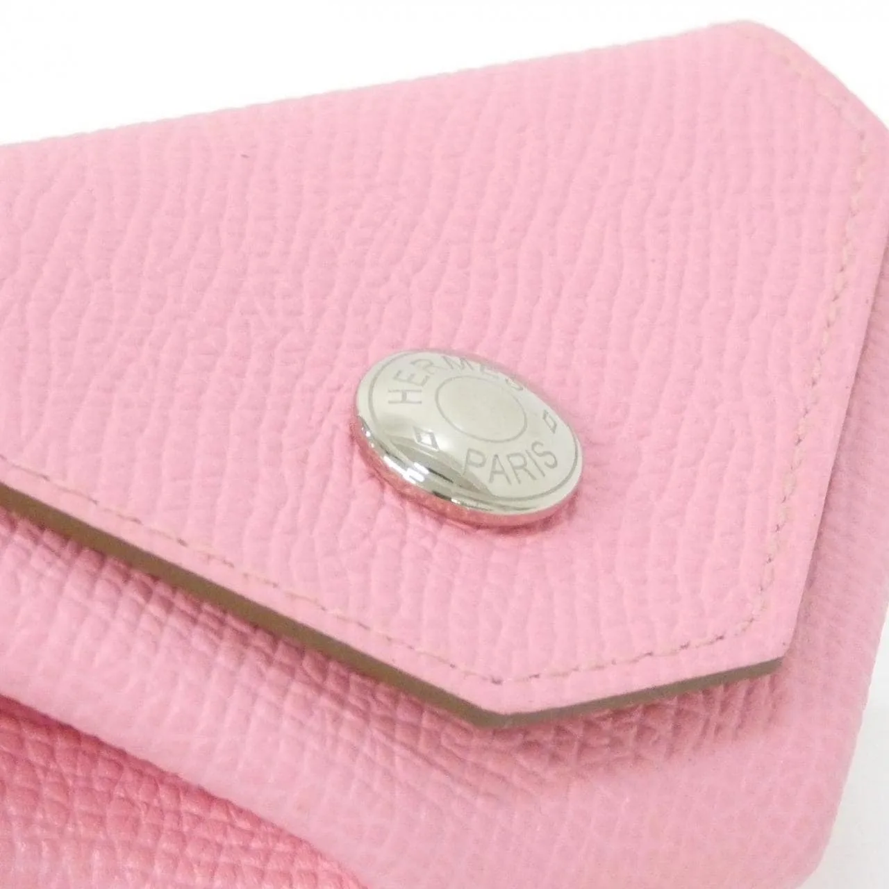 HERMES In-the-Loop 076271CK Card Case Epsom 黑色 Epsom 皮 中古品A - 縮圖 5