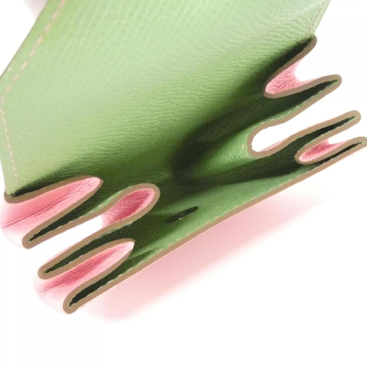 HERMES In-the-Loop 076271CK Card Case Epsom 黑色 Epsom 皮 中古品A - 縮圖 7