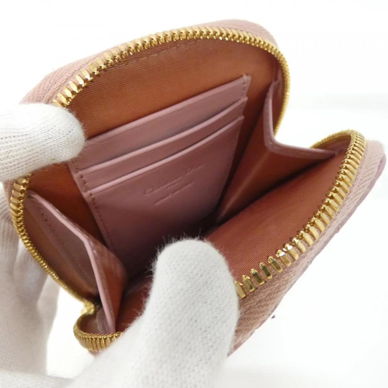 DIOR Lady Dior S0872ONMJ Wallet Lambskin Black Lambskin Rank A - Thumbnail 8