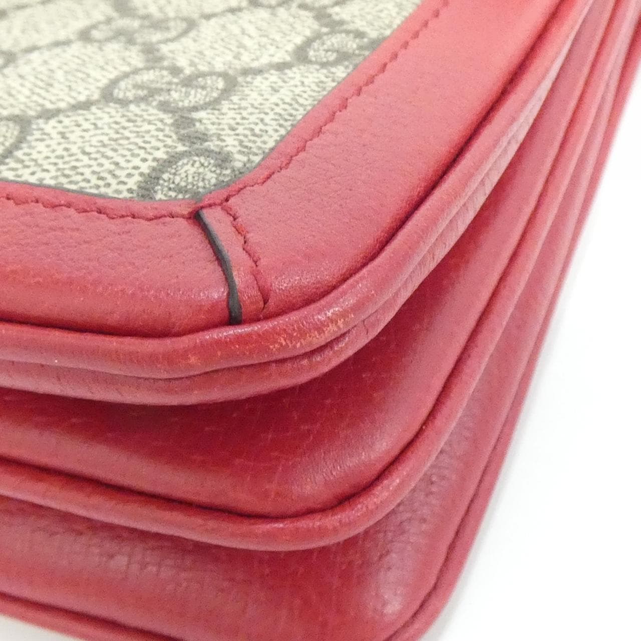 GUCCI 524356 9I6BT Shoulder Canvas 黑色 帆布 中古品A - 縮圖 3