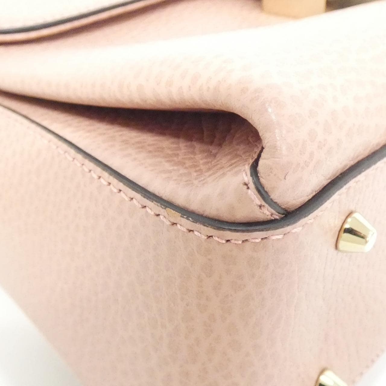 GUCCI 510302 CAO0G Handbag Leather 黑色 皮革 中古品A - 縮圖 3