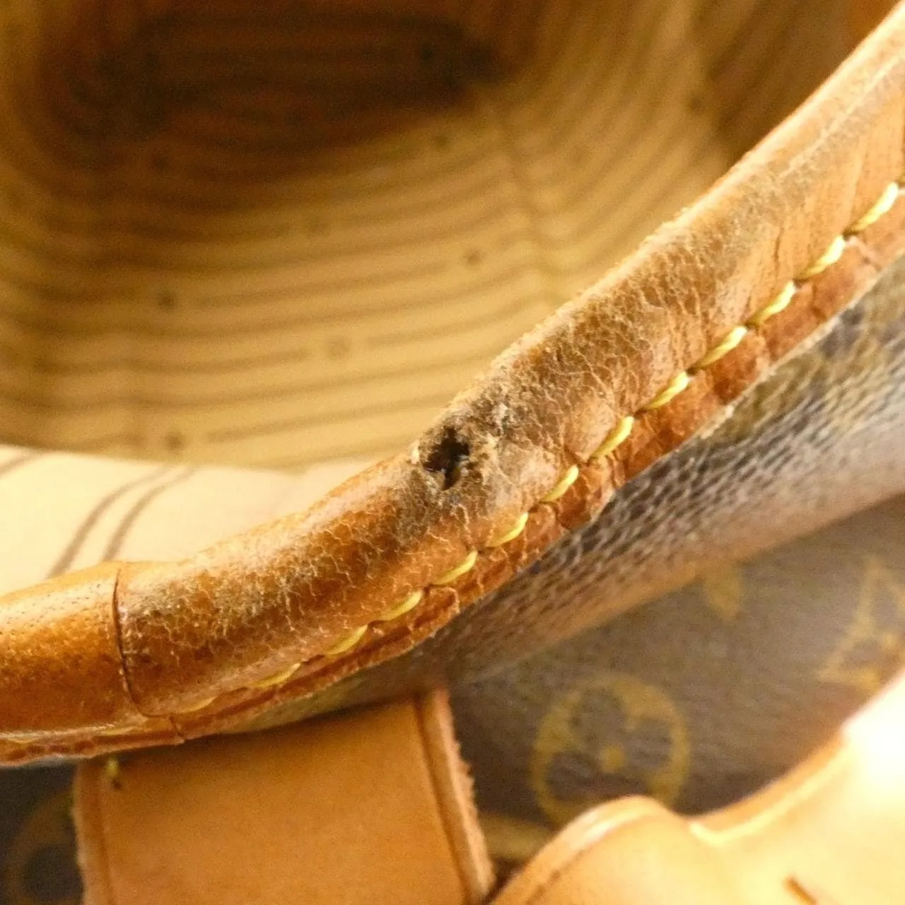 LOUIS VUITTON M40352 Shoulder Monogram 黑色 Monogram 中古品B - 縮圖 5