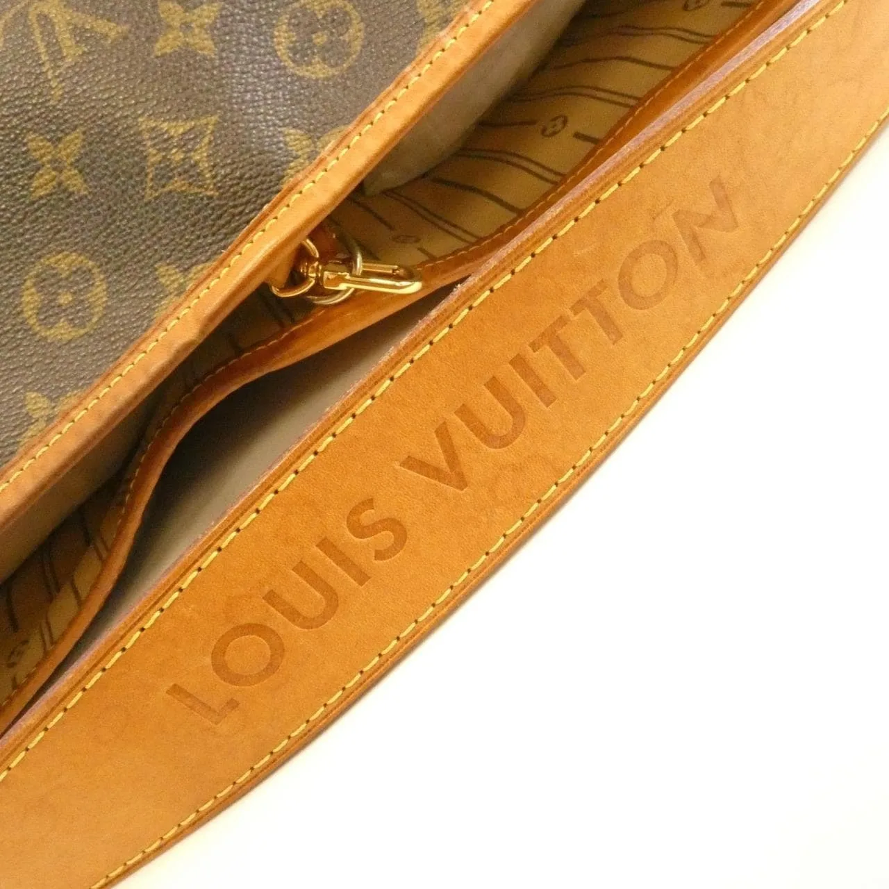 LOUIS VUITTON M40352 Shoulder Monogram 黑色 Monogram 中古品B - 縮圖 6