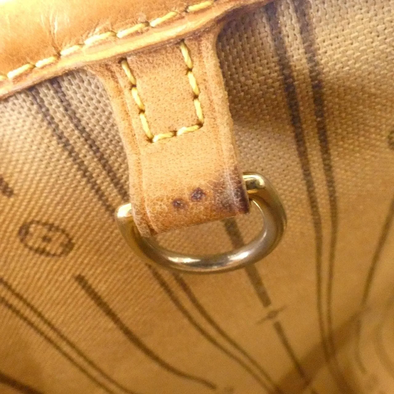 LOUIS VUITTON M40352 Shoulder Monogram 黑色 Monogram 中古品B - 縮圖 8