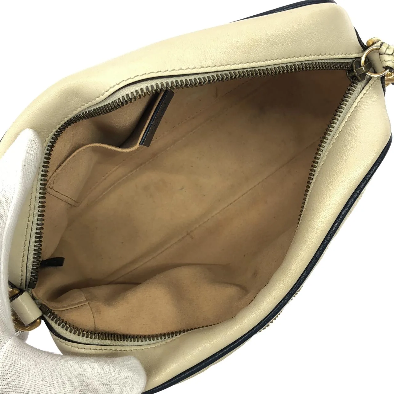 GUCCI Marmont 447632 0OLFX Shoulder Leather Black Leather - Thumbnail 8