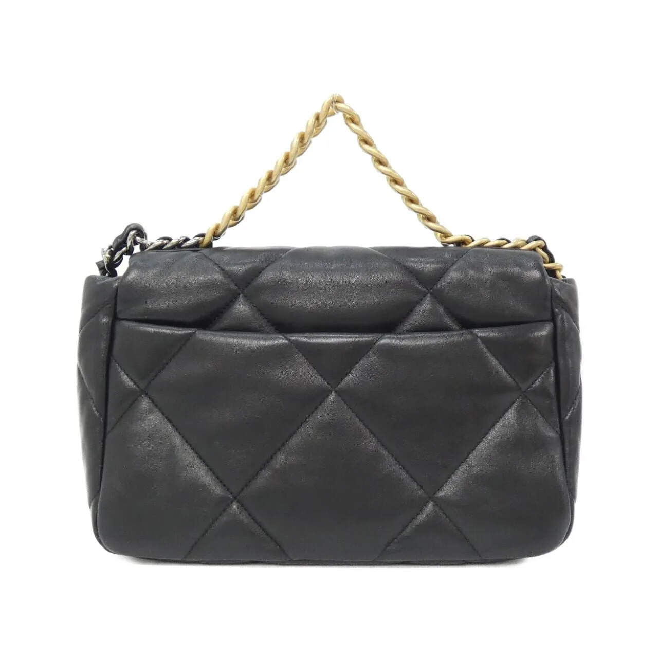 CHANEL Chanel 19 AS1160 Shoulder Lambskin Black Lambskin Rank A - Thumbnail 2