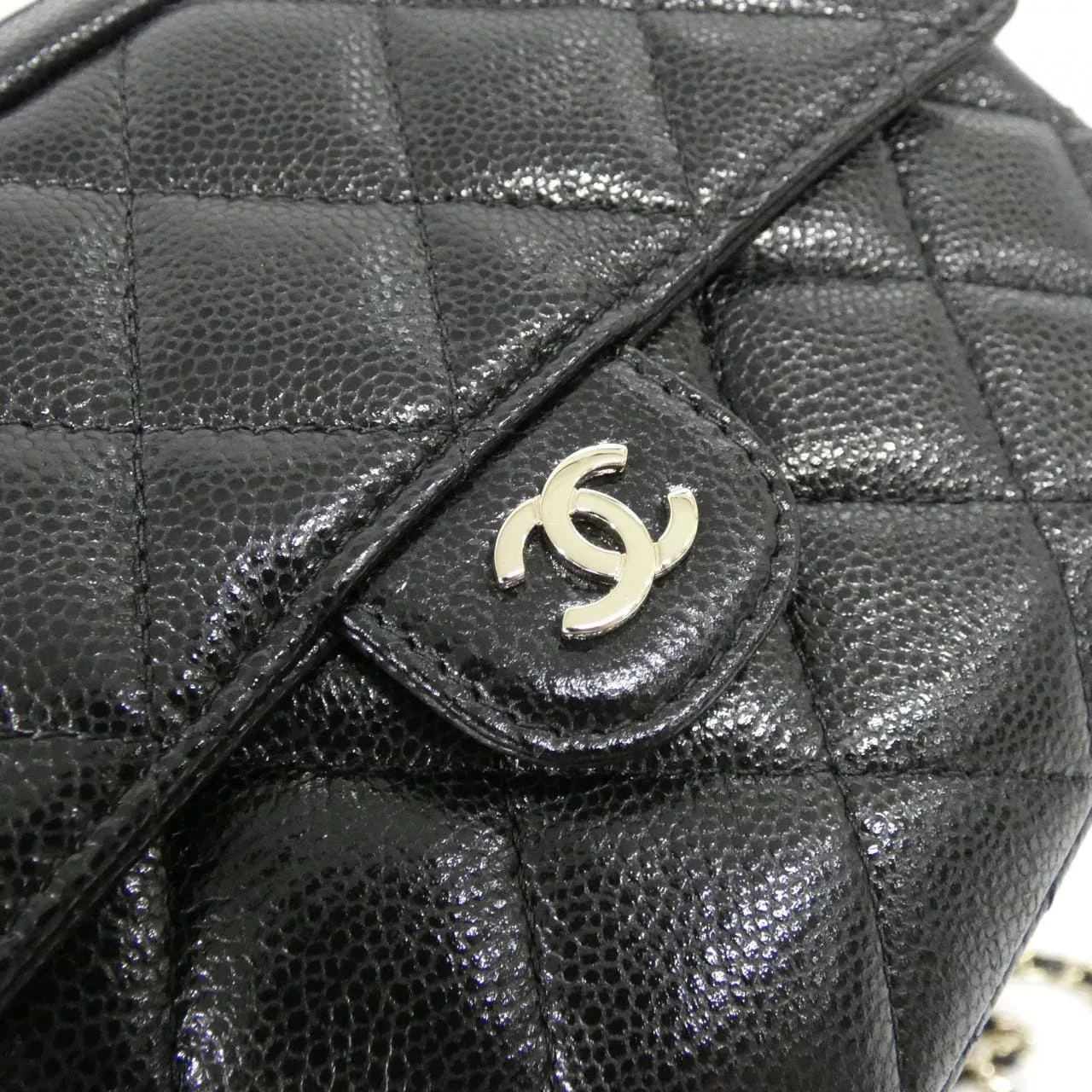 CHANEL Timeless Classic AP4425 Wallet Grained Calfskin Black Grained Calfskin Rank A - Thumbnail 4