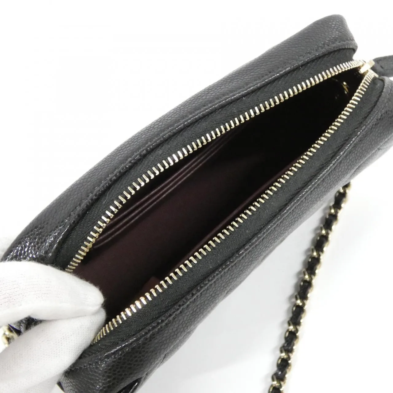 CHANEL Timeless Classic AP4425 Wallet Grained Calfskin Black Grained Calfskin Rank A - Thumbnail 7