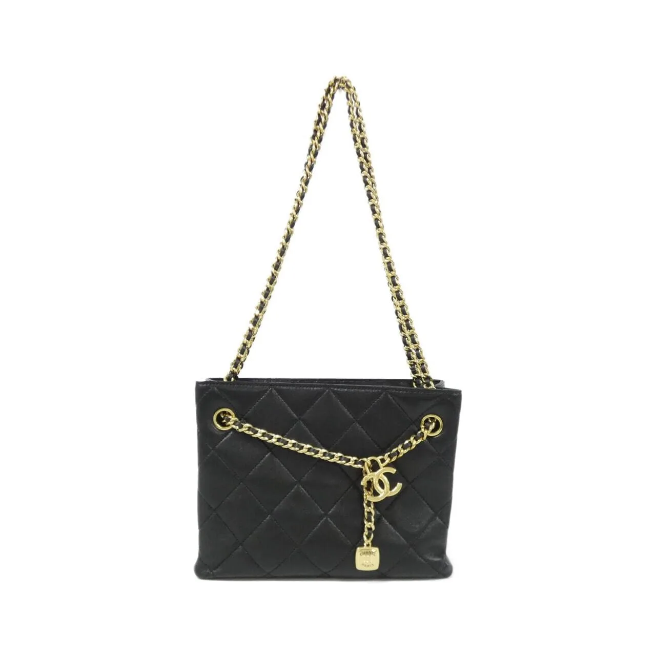 CHANEL AS5724 Handbag Lambskin Black