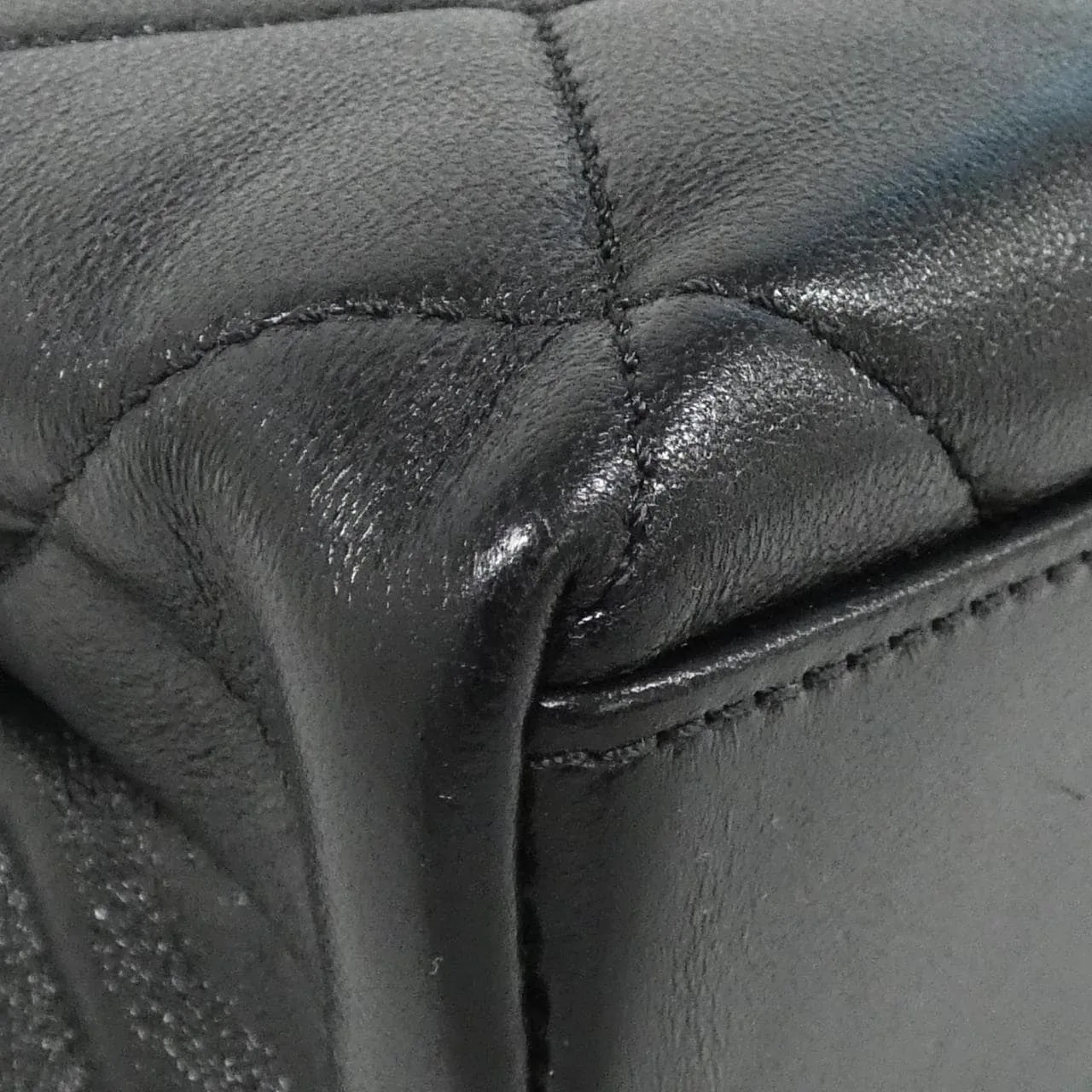 CHANEL AS5724 Handbag Lambskin 黑色 羊皮 中古品A - 縮圖 3