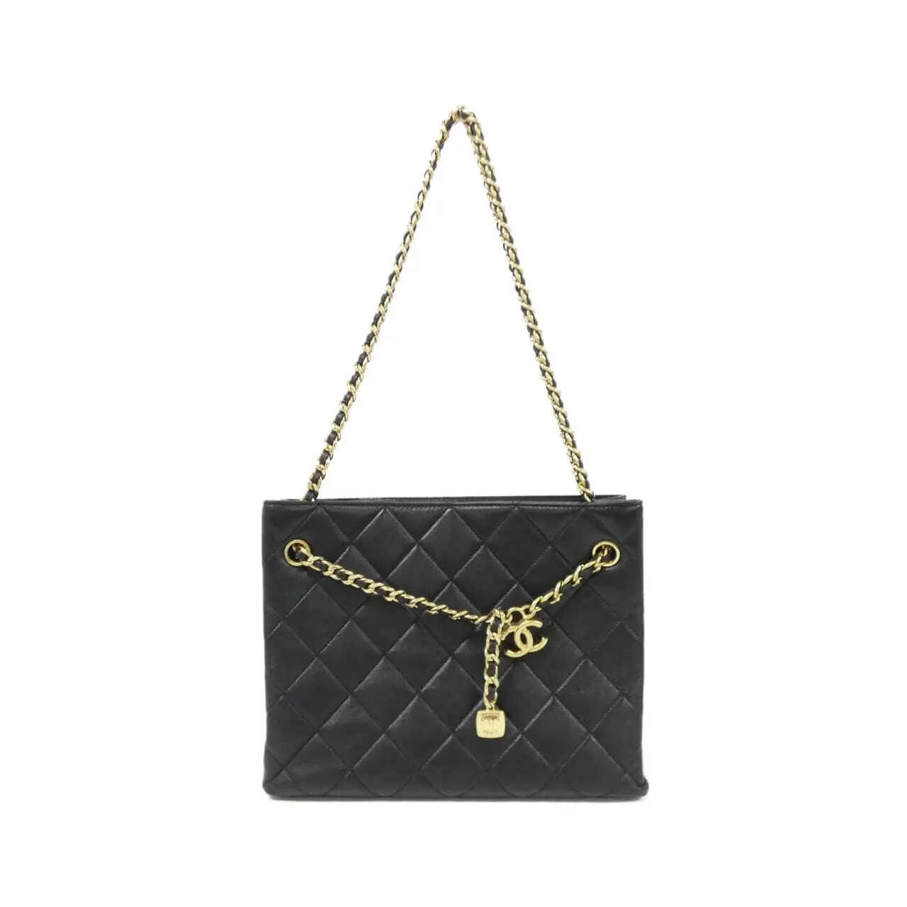 CHANEL AS5743 Handbag Lambskin Black
