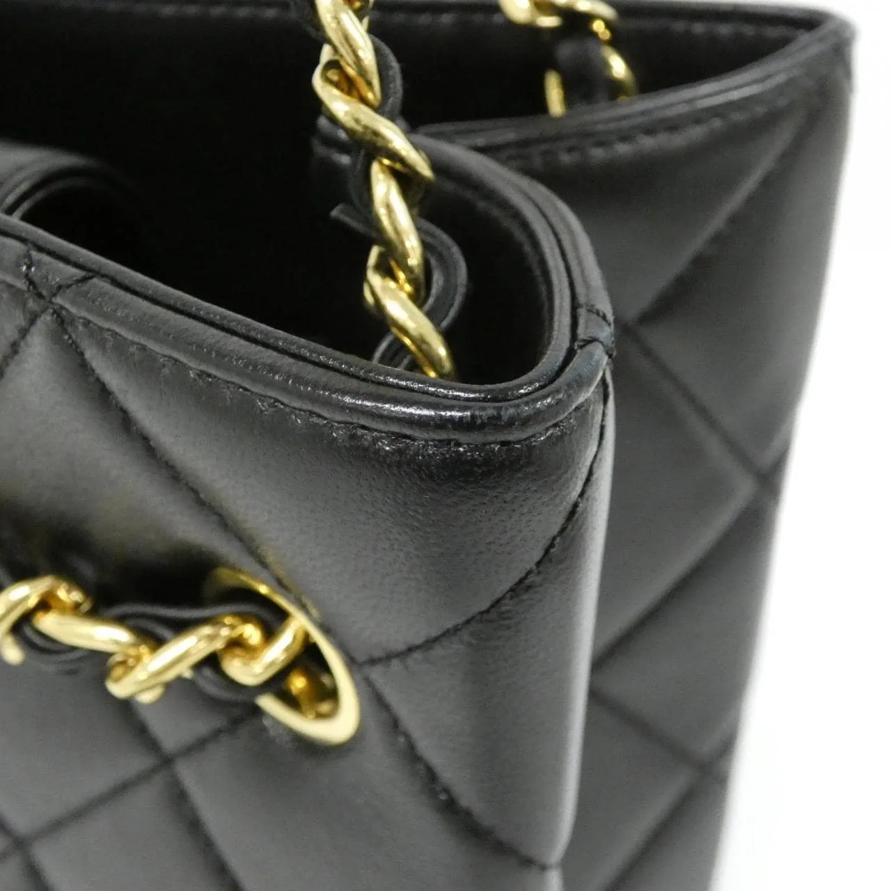 CHANEL AS5743 Handbag Lambskin 黑色 羊皮 中古品A - 縮圖 5