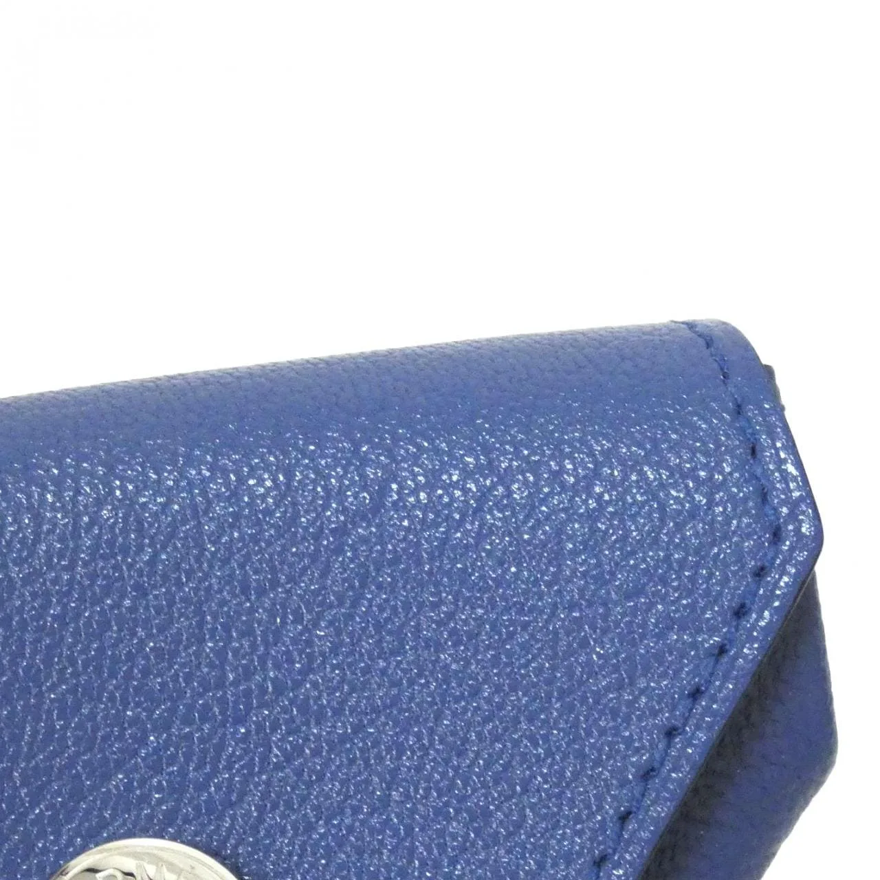 HERMES In-the-Loop 077635CK Coin Case 藍色 中古品A - 縮圖 3