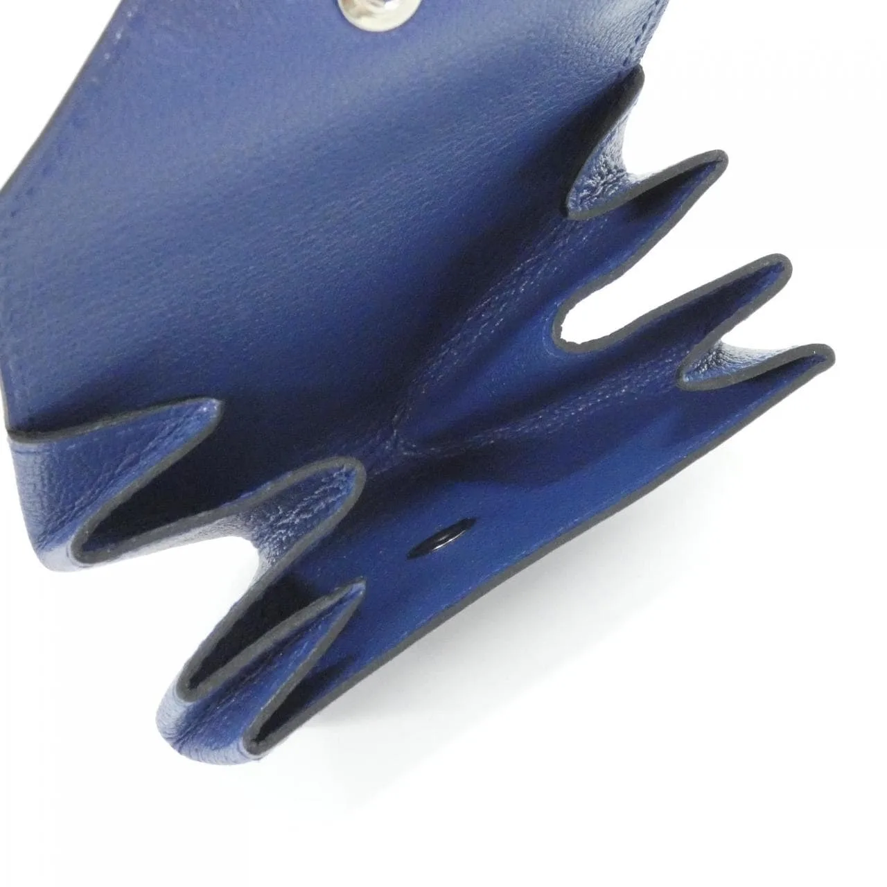 HERMES In-the-Loop 077635CK Coin Case 藍色 中古品A - 縮圖 5