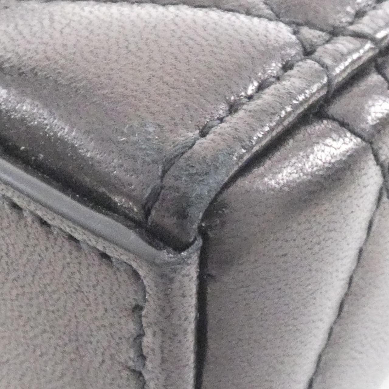 SAINT LAURENT 710298 1EL06 Shoulder Bag Lambskin 黑色 羊皮 中古品A - 縮圖 4