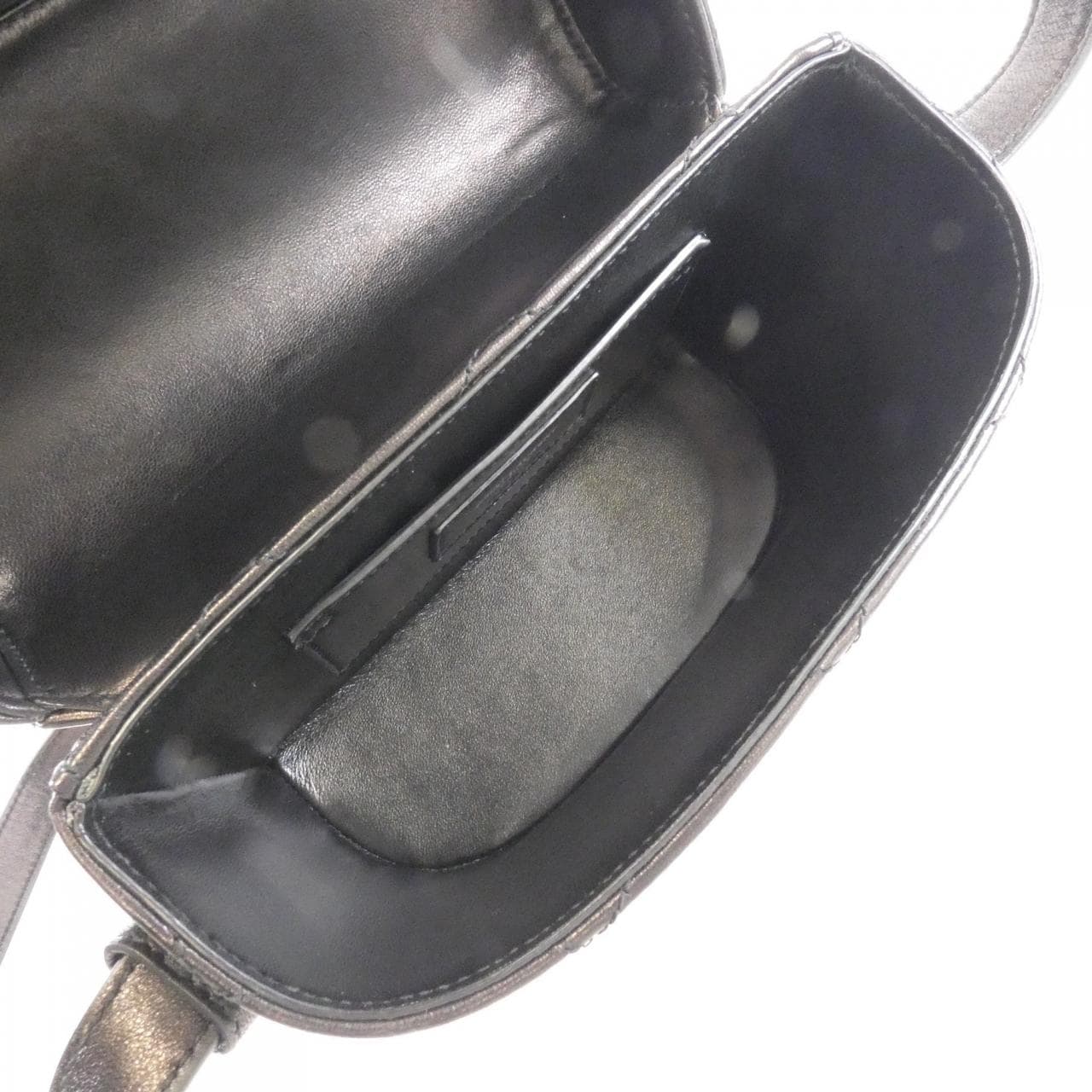 SAINT LAURENT 710298 1EL06 Shoulder Bag Lambskin 黑色 羊皮 中古品A - 縮圖 9