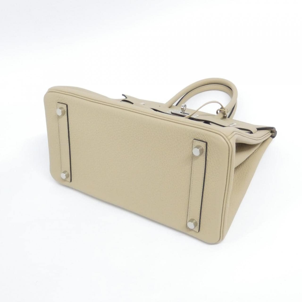 HERMES 030520CK Handbag Togo Black Togo Leather - Thumbnail 3