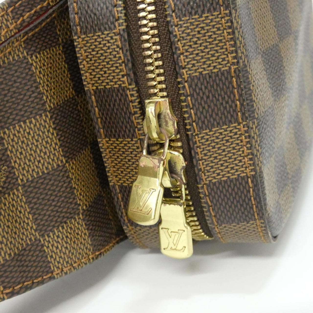 LOUIS VUITTON N51994 Shoulder Bag Damier 黑色 Damier 中古品A - 縮圖 4