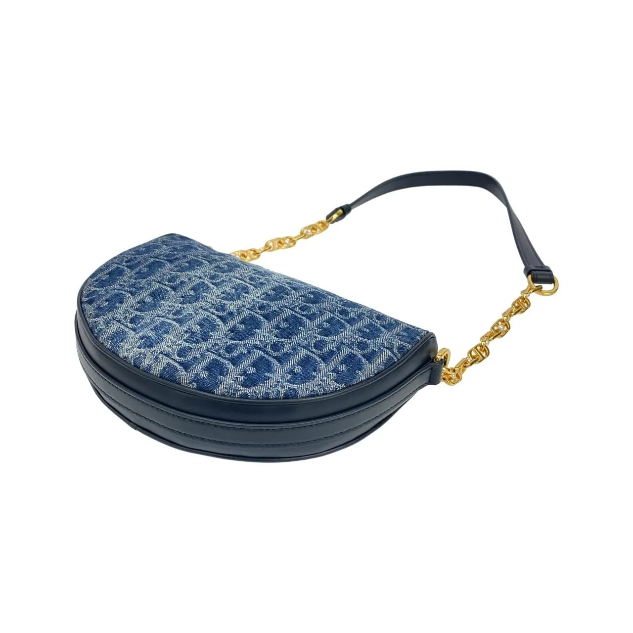 DIOR S3206UDCE Shoulder Denim 黑色 牛仔布 中古品A - 縮圖 2