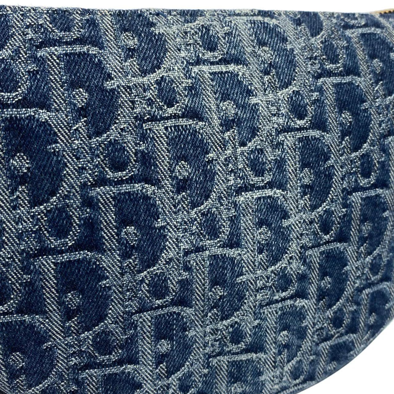 DIOR S3206UDCE Shoulder Denim 黑色 牛仔布 中古品A - 縮圖 3