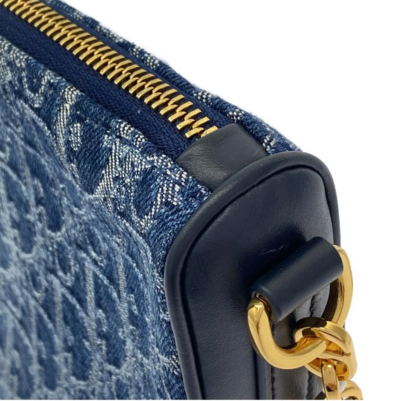 DIOR S3206UDCE Shoulder Denim 黑色 牛仔布 中古品A - 縮圖 5