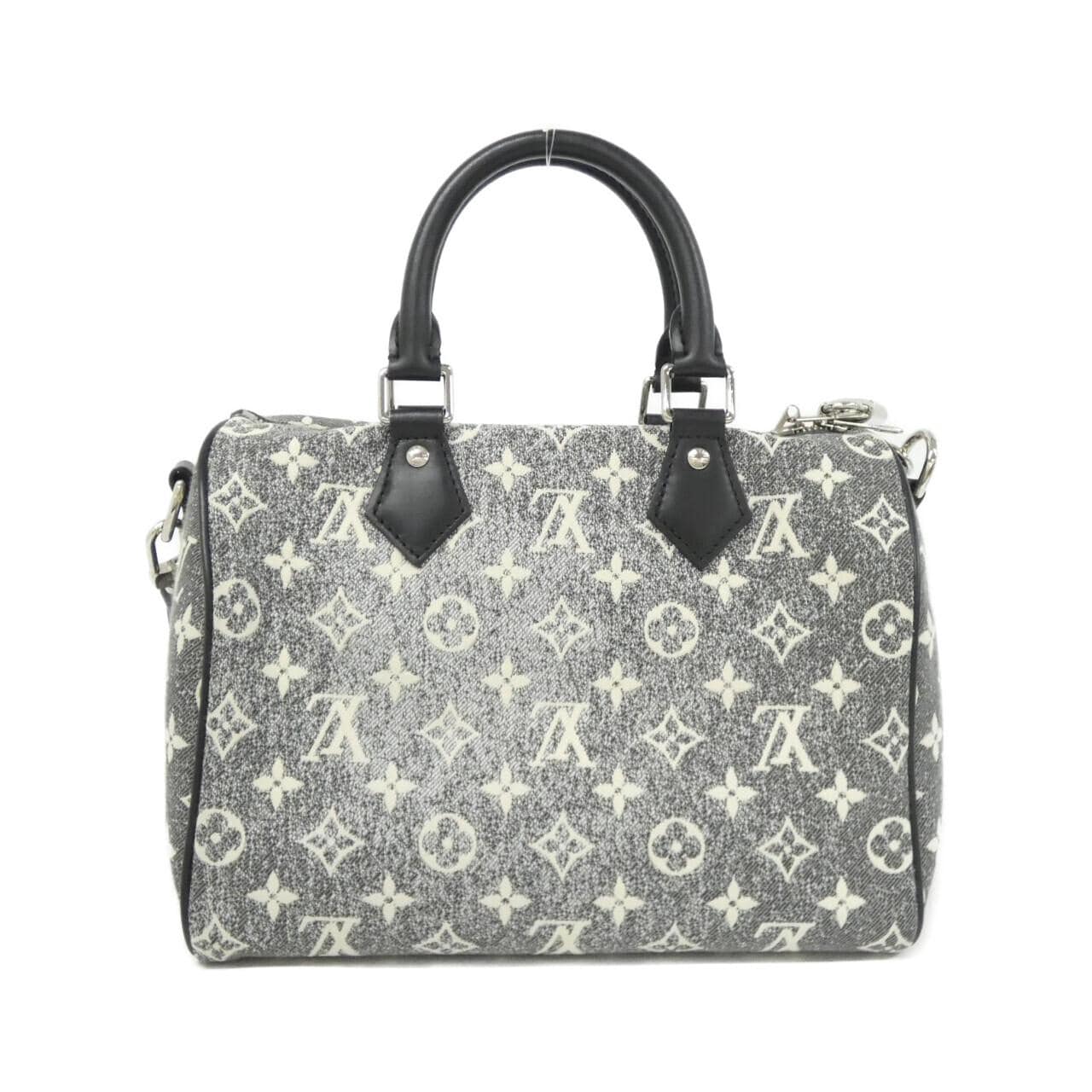 LOUIS VUITTON Speedy M21464 Boston Bag Monogram 黑色 Monogram 中古品A - 縮圖 2