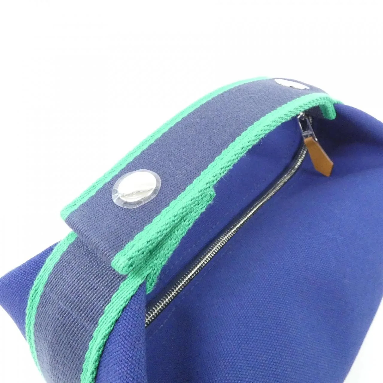 HERMES 103222M Pouch Canvas Black Canvas Rank A - Thumbnail 4