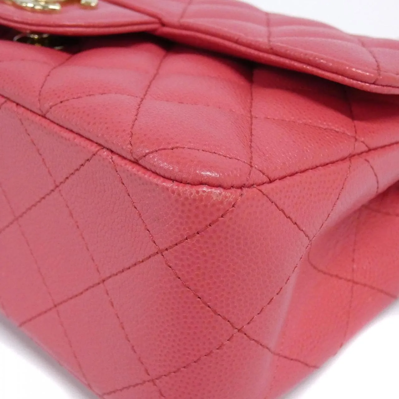 CHANEL Boy Chanel 69900 Shoulder Grained Calfskin Pink Grained Calfskin - Thumbnail 3