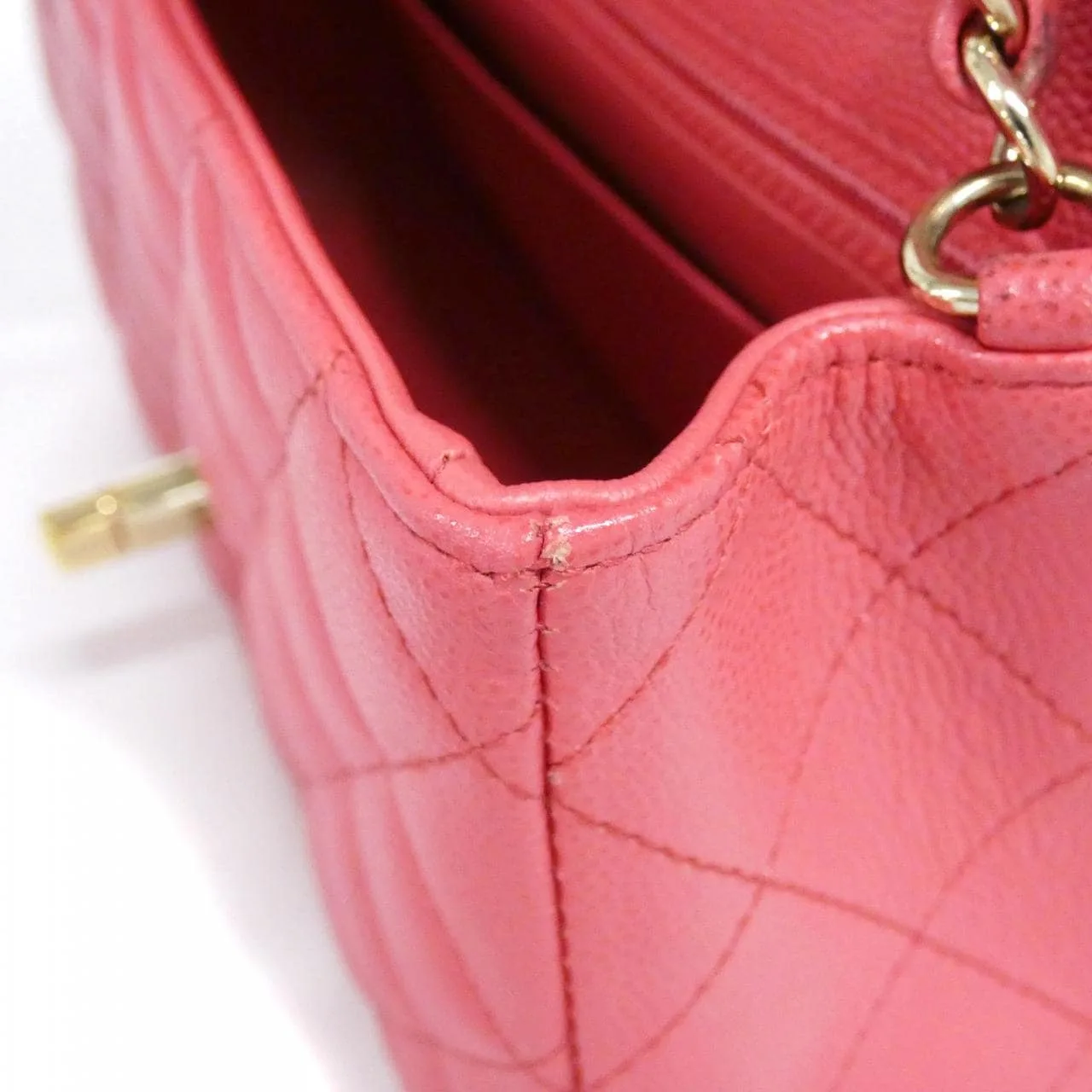 CHANEL Boy Chanel 69900 Shoulder Grained Calfskin Pink Grained Calfskin - Thumbnail 6