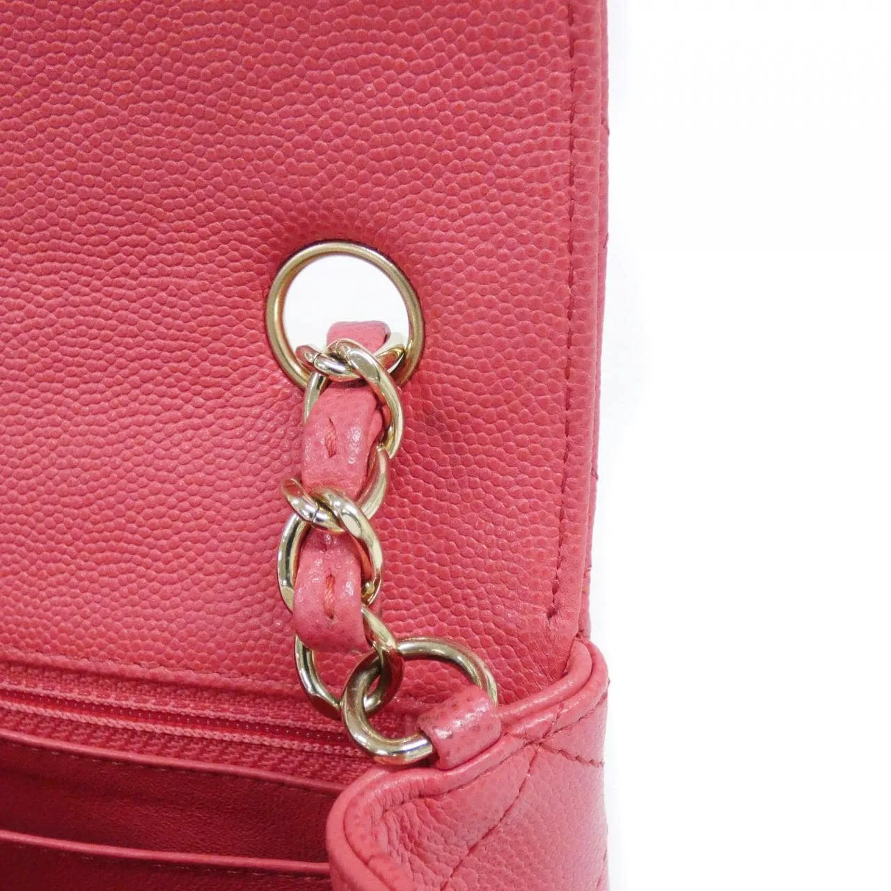 CHANEL Boy Chanel 69900 Shoulder Grained Calfskin Pink Grained Calfskin - Thumbnail 10