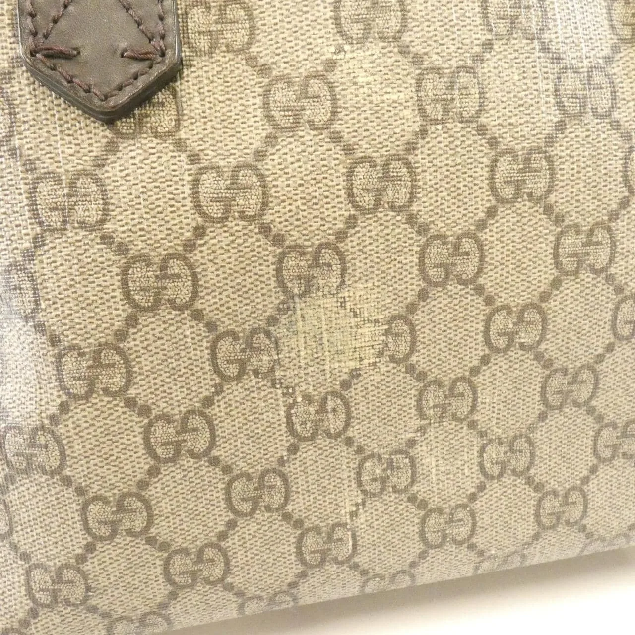 GUCCI 429019 KGDHN Handbag Canvas 黑色 帆布 中古品B - 縮圖 5