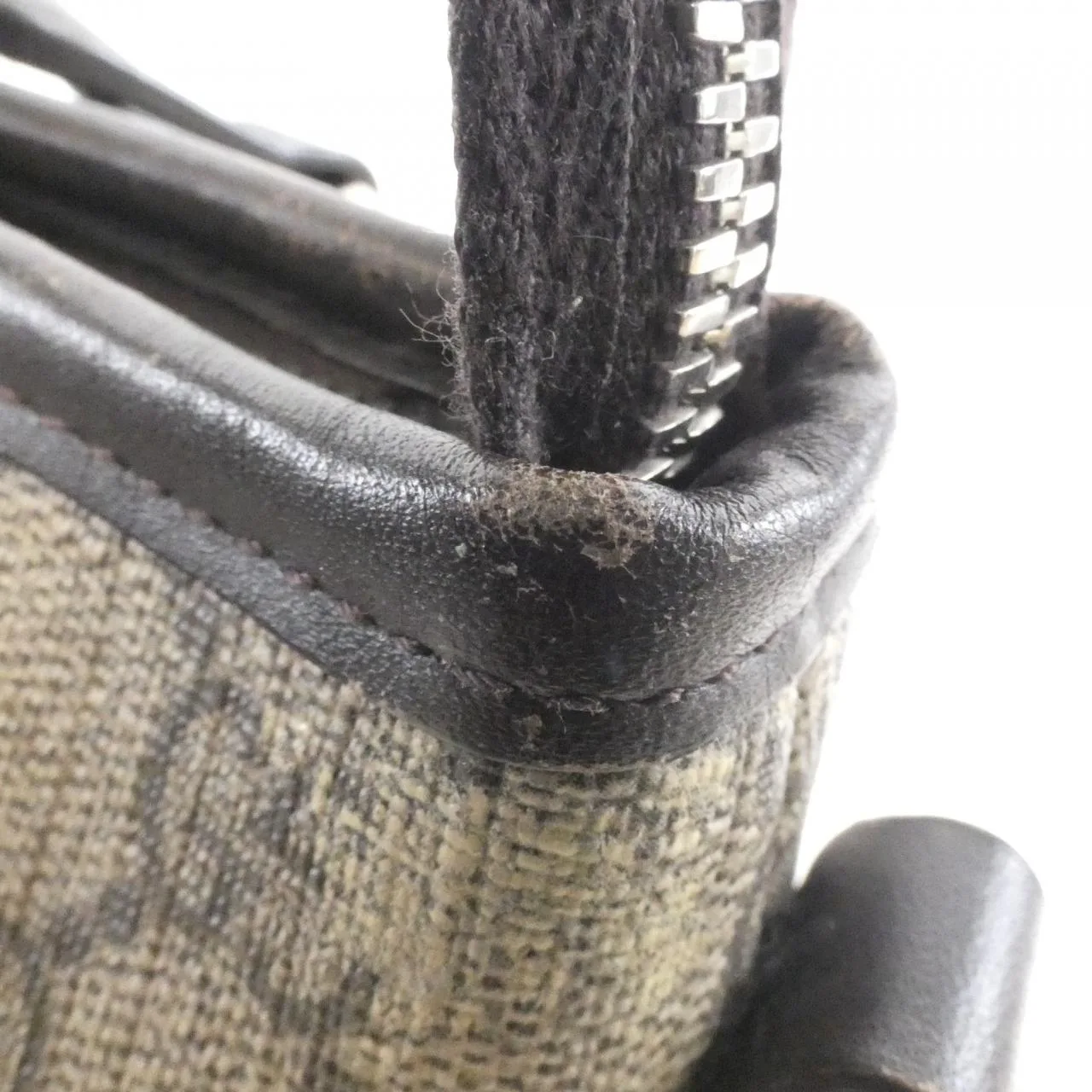 GUCCI 429019 KGDHN Handbag Canvas 黑色 帆布 中古品B - 縮圖 6