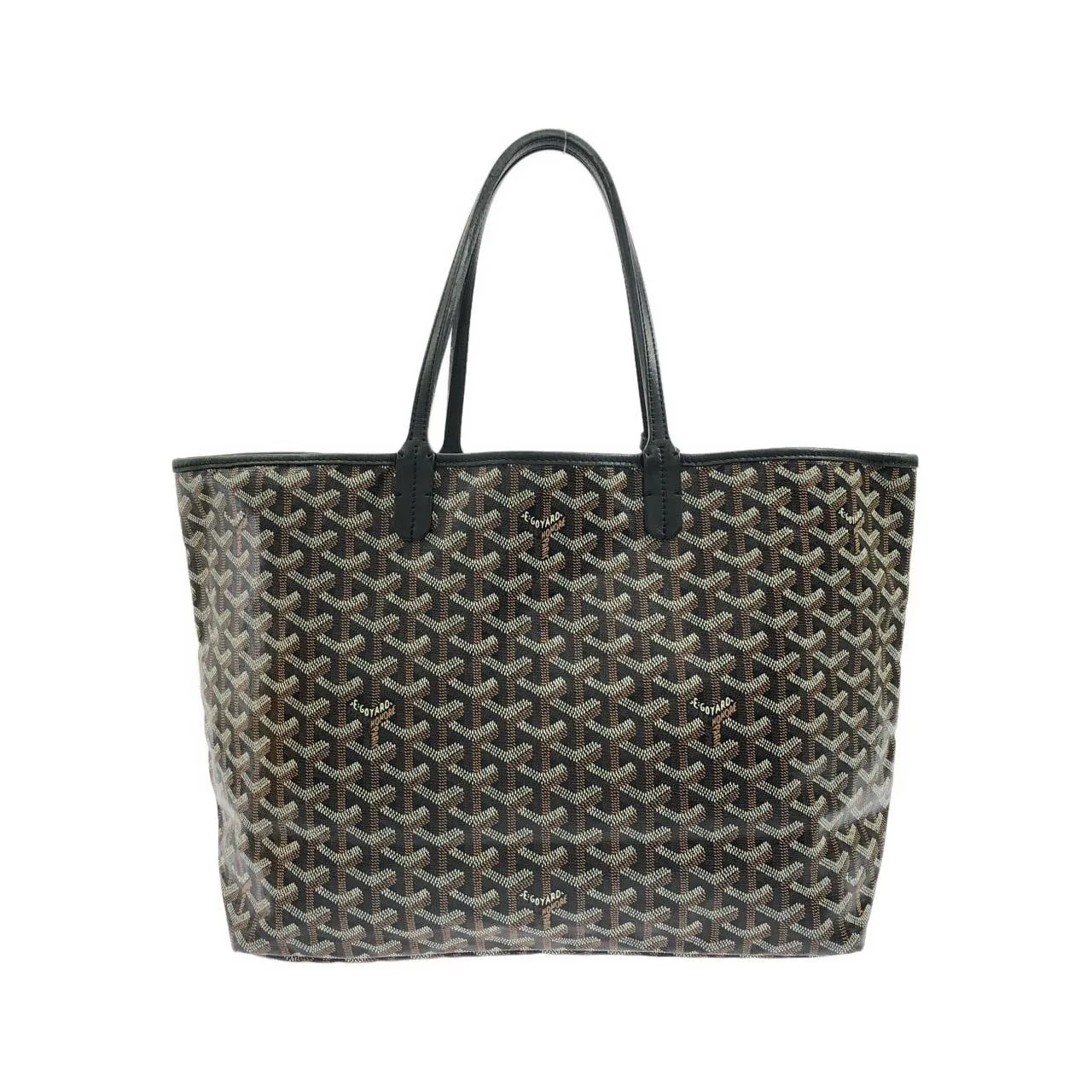 GOYARD Saint Louis AMA LOUIS PM Tote Canvas Black