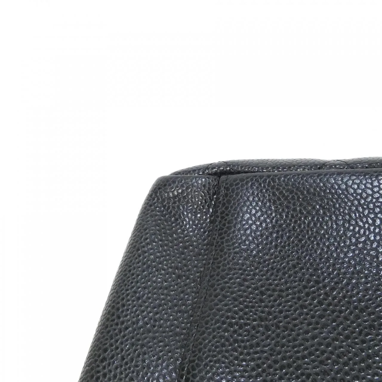 CHANEL 20995 Shoulder Grained Calfskin Black Grained Calfskin Rank A - Thumbnail 3