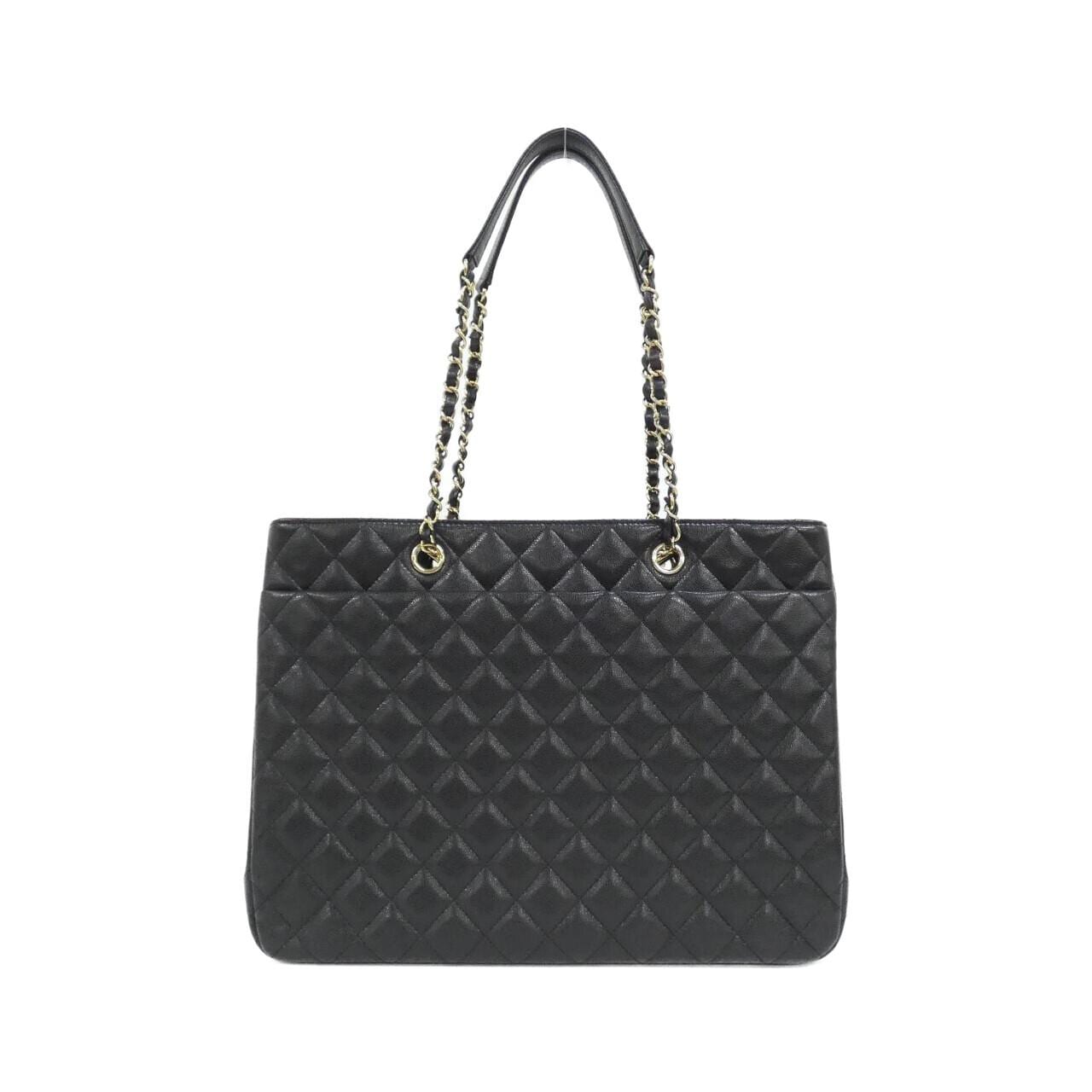 CHANEL 91046 Bag Grained Calfskin Black Grained Calfskin - Thumbnail 2