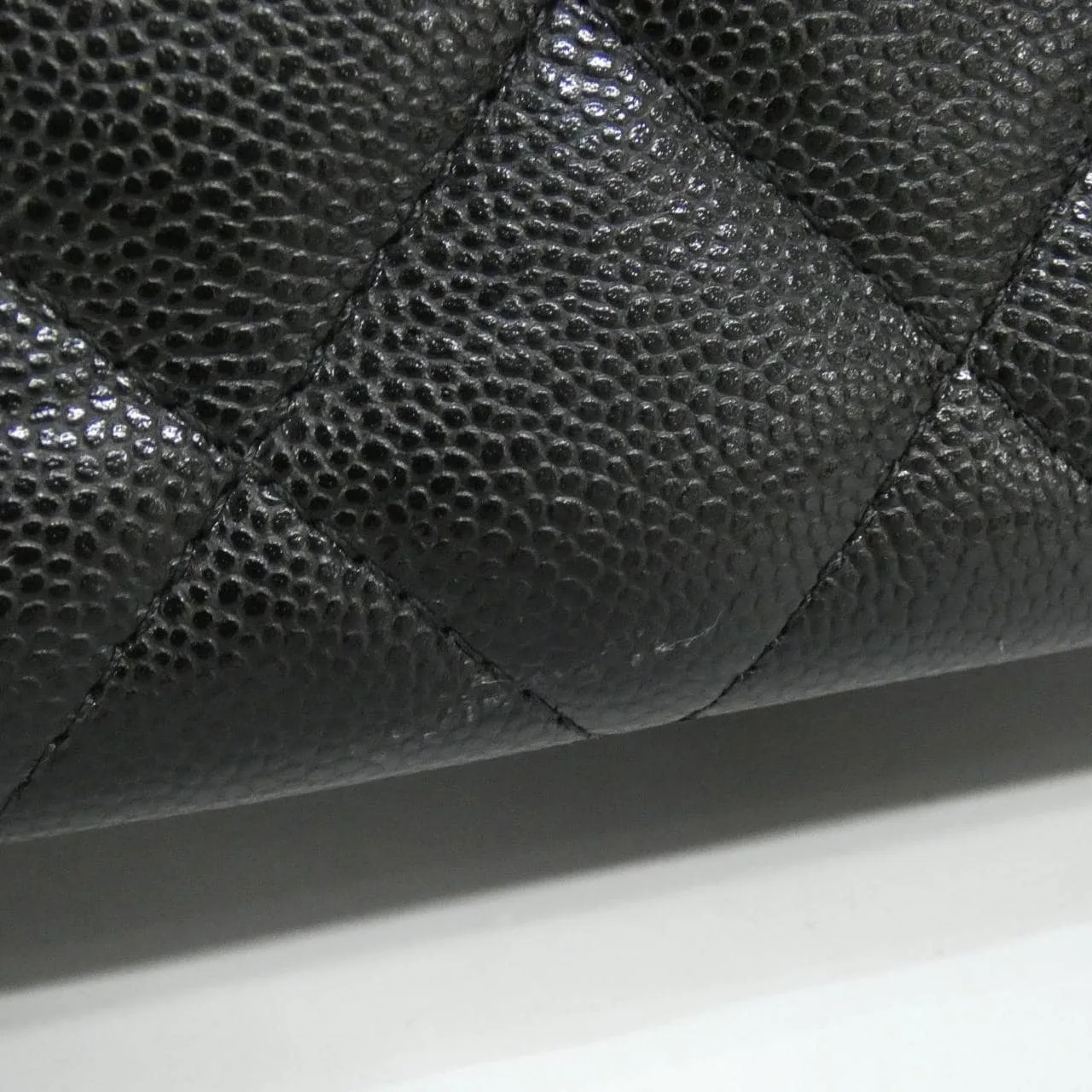 CHANEL 91046 Handbag Grained Calfskin Black Grained Calfskin Rank A - Thumbnail 5